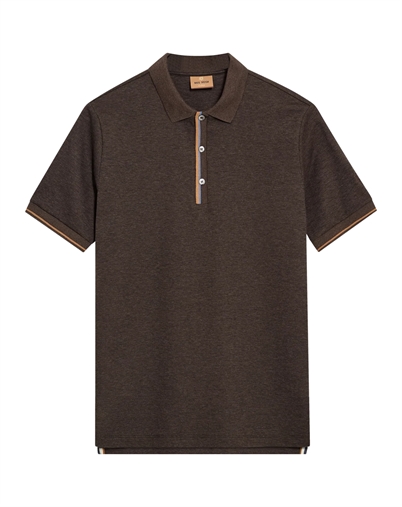 Mos Mosh Gallery - MMGHarvey Polo - Chocolate Brown